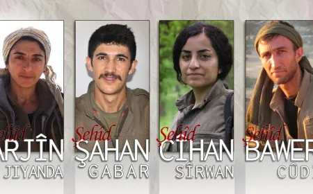 YRK’ê nasnameya 4 şehîdên Mihabadê eşkere kir