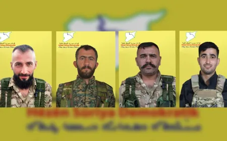 QSD‘ê nasnameyên 4 şervanên şehîd aşkera kirin