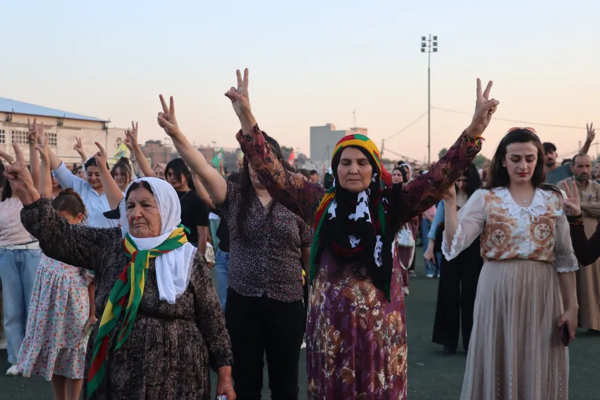 Li Qamişlo ji bo azadiya fîzîkî ya rêber Abdullah Ocalan gel daket qadê