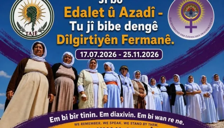 Jinên Êzidî di salvegera fermanê de kampanyayek dan destpêkirin