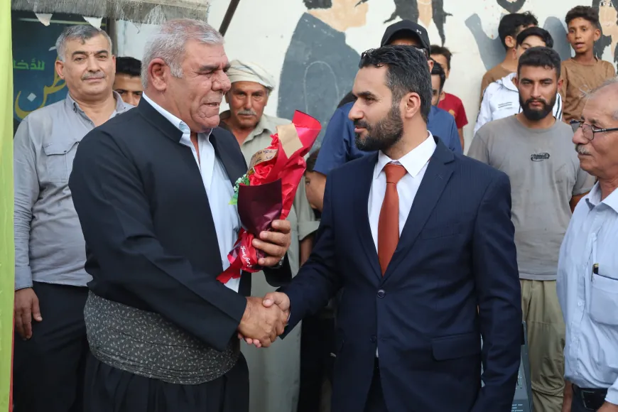 Rêveberên Qamişlo, Dêrik û Çilaxayê bi girseyî hatin pêşwazîkirin