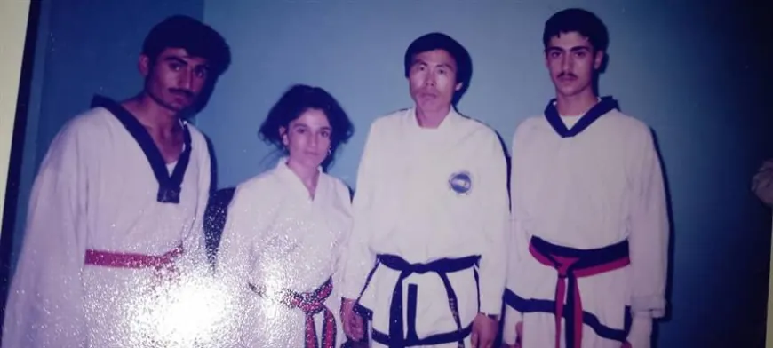 Mamoste Nesrîn Xidir li Hesekê jina yekemîn e ku fêrî tekwandoyê bûye 