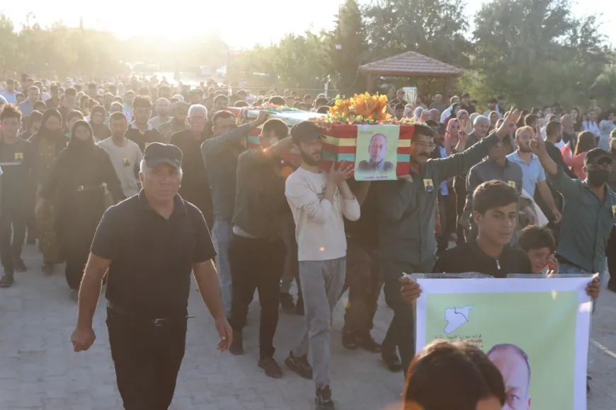 Şervanê QSD`ê Ebdulkerîm El Hemed bi merasîmekê hate oxirkirin