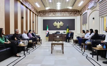 Parêzgarê Hesekê bi şandeyek Saziya Suryanî ya Çandî re civiya