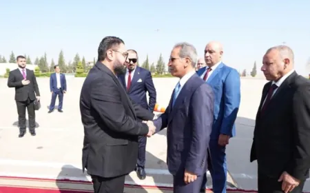 Serokê Meclisa Bilind a Dadgeriyê ya Iraqê li Sûriyeyê ye