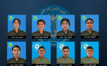 Hêzên Ewlekariya Hundirîn nasnameya 8 şehîdên berxwedana Şêxmeqsûd û Eşrefiyê eşkere kir