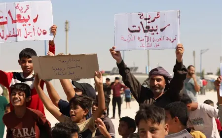 Koçberên Serêkaniyê daxwaza lezandina vegerê kir