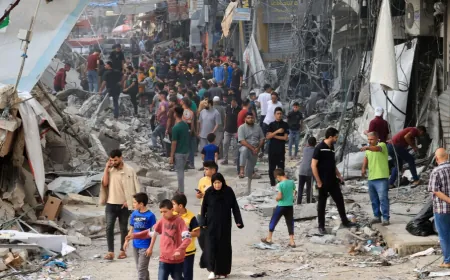 Hejmara Filistîniyên li Xeza mirine gihişt 73 hezar û 454’an