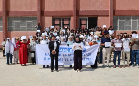 Li bajarên Cizîrê daxwazên perwerdeya bi zimanê Kurdî