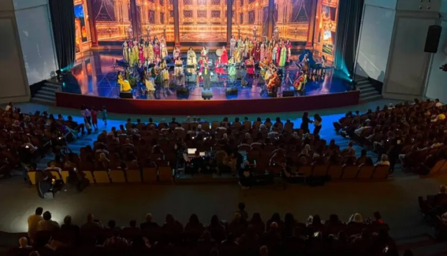 Hunermendên jin yên her çar parçeyan bi hev ra konser dan