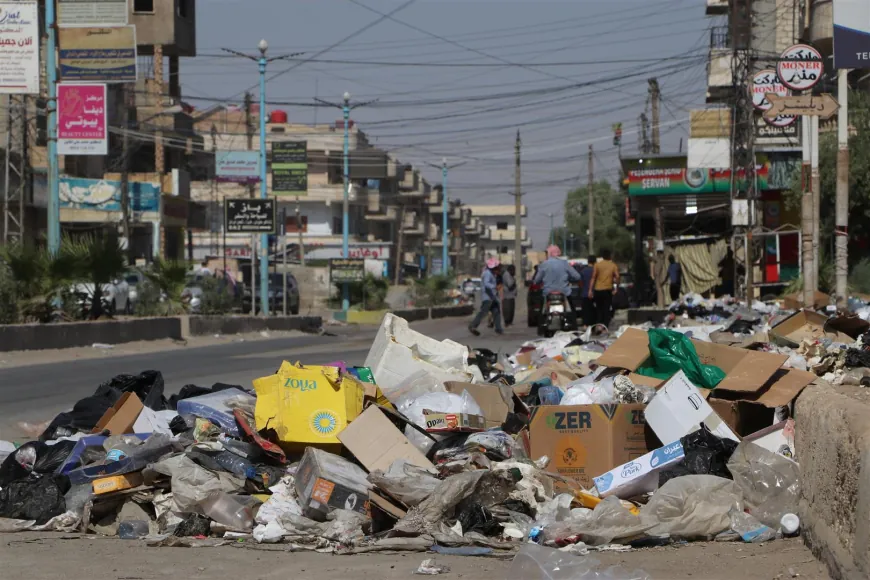 Li kolanên Hesekê kombûna çopê metirsiyan çêdike