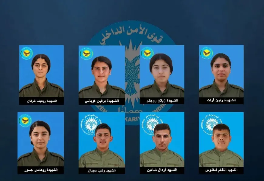 Hêzên Ewlekariya Hundirîn nasnameya 8 şehîdên berxwedana Şêxmeqsûd û Eşrefiyê eşkere kir