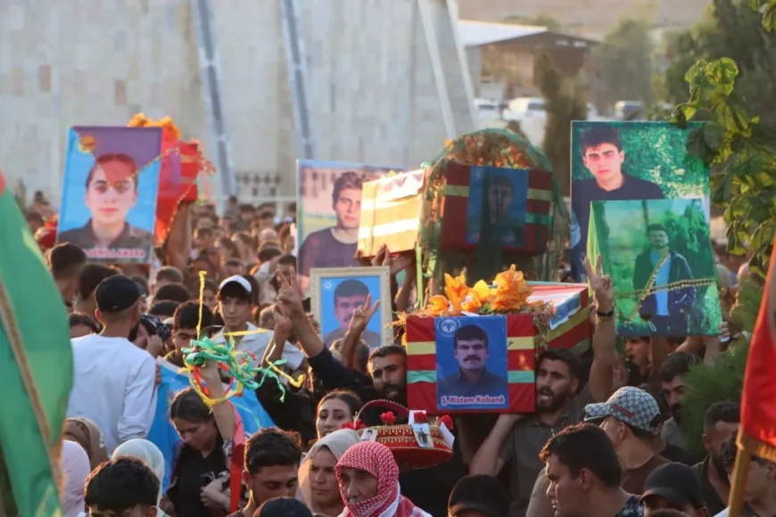 9 şehîdên berxwedana Şêxmeqsûd û Eşrefiyê li Kobanê hatin oxirkirin