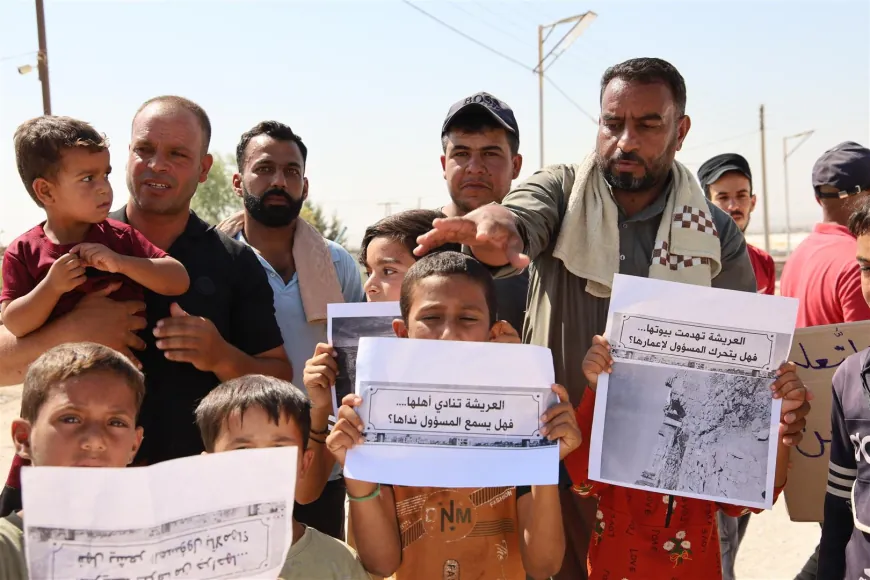 Koçberên li kampan dimînin daxwaza vegerê û tezmînatê kirin