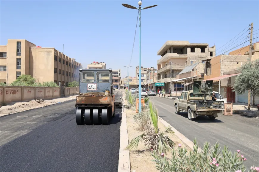 Şaredariya Hesekê ji sedî 57 projeya asfaltkirinê pêk aniye