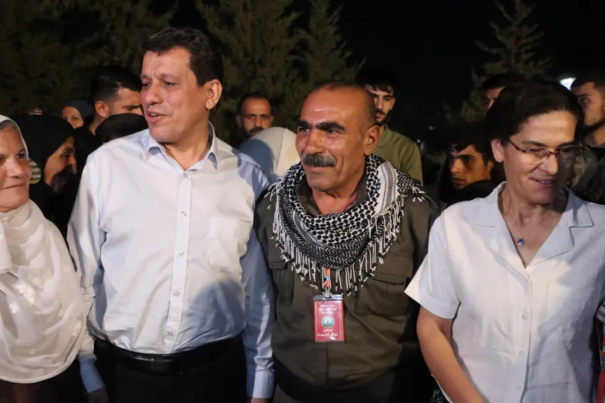 Mazlûm Ebdî û Îlham Ehmed serdana Pakrewangeha Şehîd Delîl Saroxan kir