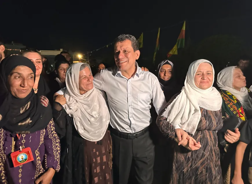 Mazlûm Ebdî û Îlham Ehmed serdana Pakrewangeha Şehîd Delîl Saroxan kir