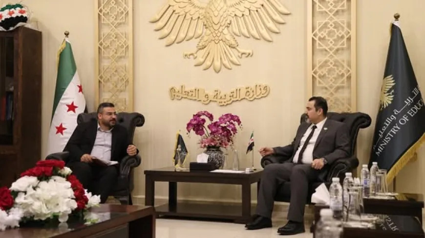 Wezîrê Perwerde û gerînendeyê Hesekê amadekariyên sala nû nîqaş kirin