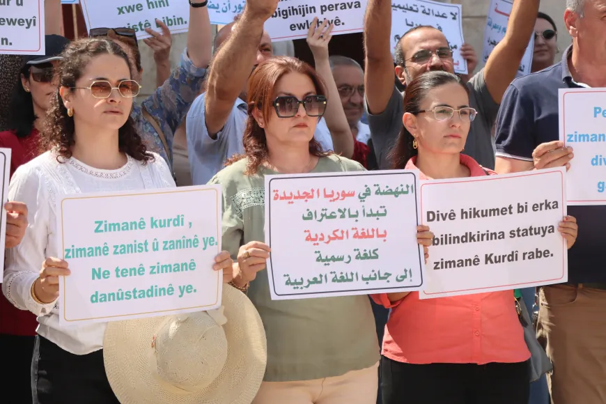 Li bajarên Cizîrê daxwazên perwerdeya bi zimanê Kurdî