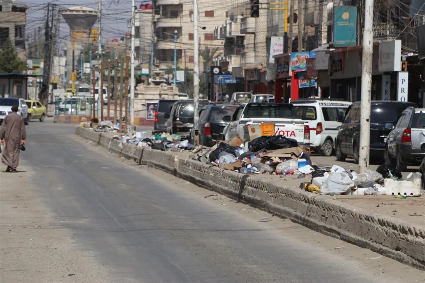 Pirsgirêka çopê li Hesekê zêde dibe, mazot û alav kêm in