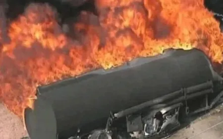 Li Rojhilatê Kurdistanê di encama teqîna tankerekê de 13 kes mirin