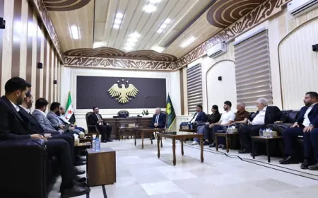 Parêzgarê Hesekê û şandeyek Saziya Bazirganiyê civiyan