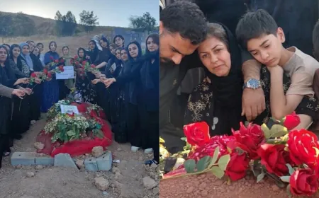Malbat û çalakvan serdana gora Nîlûfer Mojaverî kirin