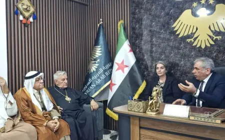 Parêzgarê Hesekê bi şêx û rûspiyên Qamişloyê re civiya