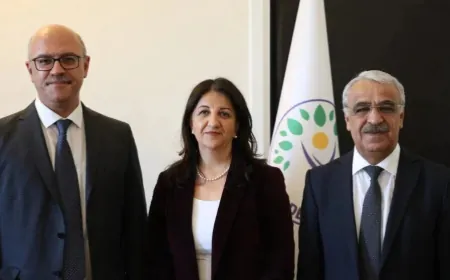 Şandeya DEM Partiyê ber bi Îmralî bi rê ket