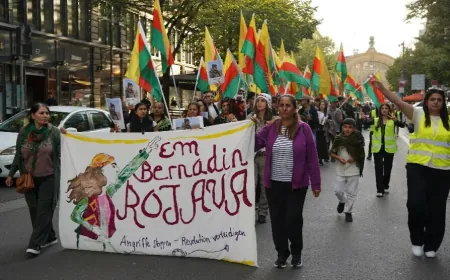 Li Frankfurtê çalakiya piştevaniyê bi Rojava re
