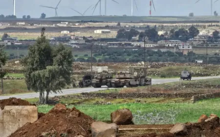 Îsraîl derbasî gundewarê Quneytrayê bû û derdor topbaran kir