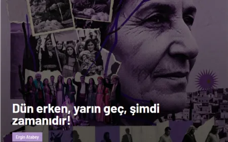 Ergîn Atabey: Duh zû bû, sibê dereng e, niha dema wê ye!