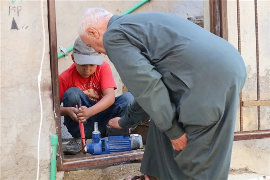 Ji ber lawaziya gihîştina ava Elokê şênî zehmetiyan dibînin