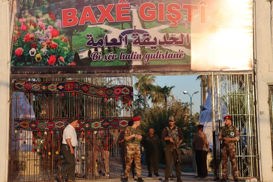 Parka Giştî ya Qamişloyê piştî xebatên sererastkirinê hat vekirin