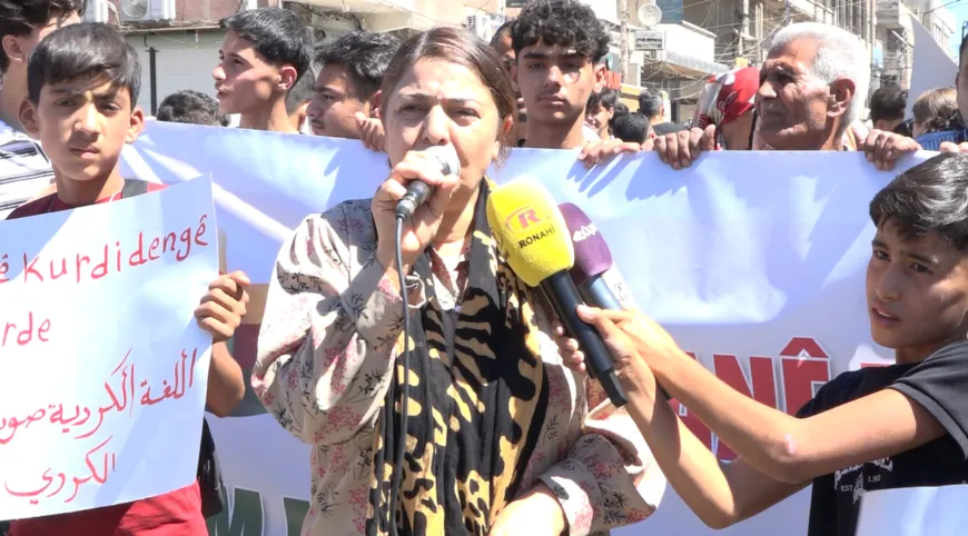 Şêniyên Qamişloyê: Em ê heta dawiyê mafê xwe yê ziman biparêzin 