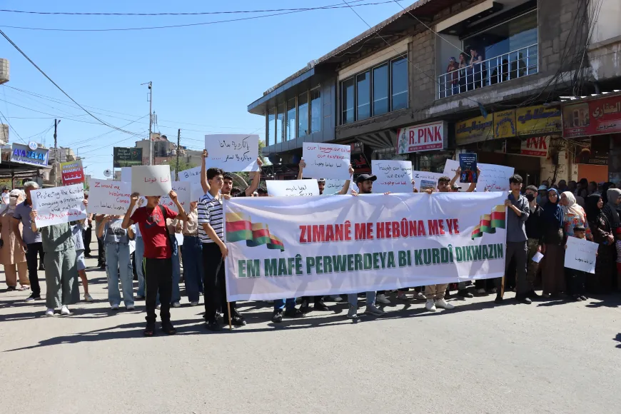 Şêniyên Qamişloyê: Em ê heta dawiyê mafê xwe yê ziman biparêzin 