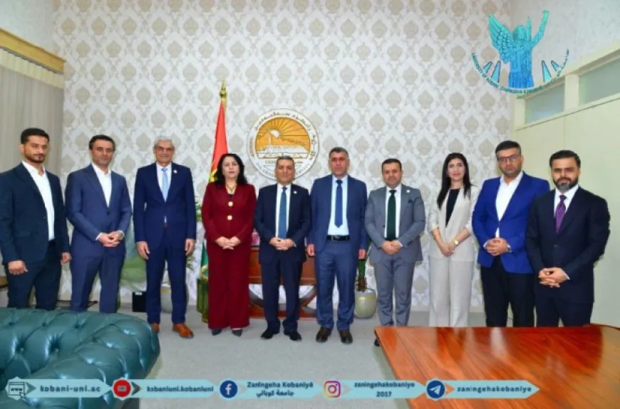 Şandeyek ji zanîngeha Kobanê serdana zanîngeha Selahedîn kir