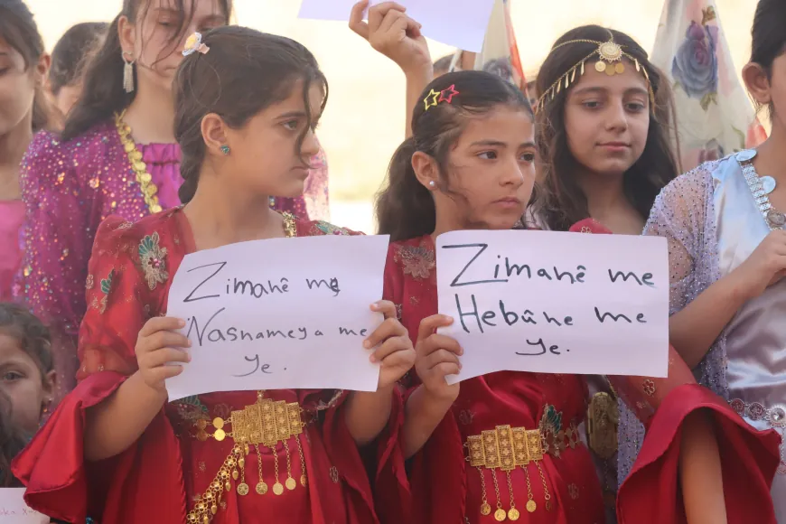 Xwendekarên Girkê Legê daxwaza perwerdeya bi zimanê dayikê kir