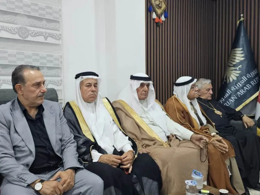 Parêzgarê Hesekê bi şêx û rûspiyên Qamişloyê re civiya