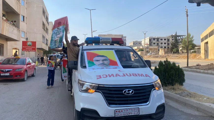 Merasîma oxirkirina şehîdên girtîgeha Kobanê dest pê kir