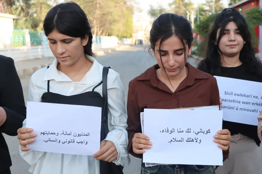 Xwendekarên Zanîngeha Rojava bûyerên dawî şermezar kirin