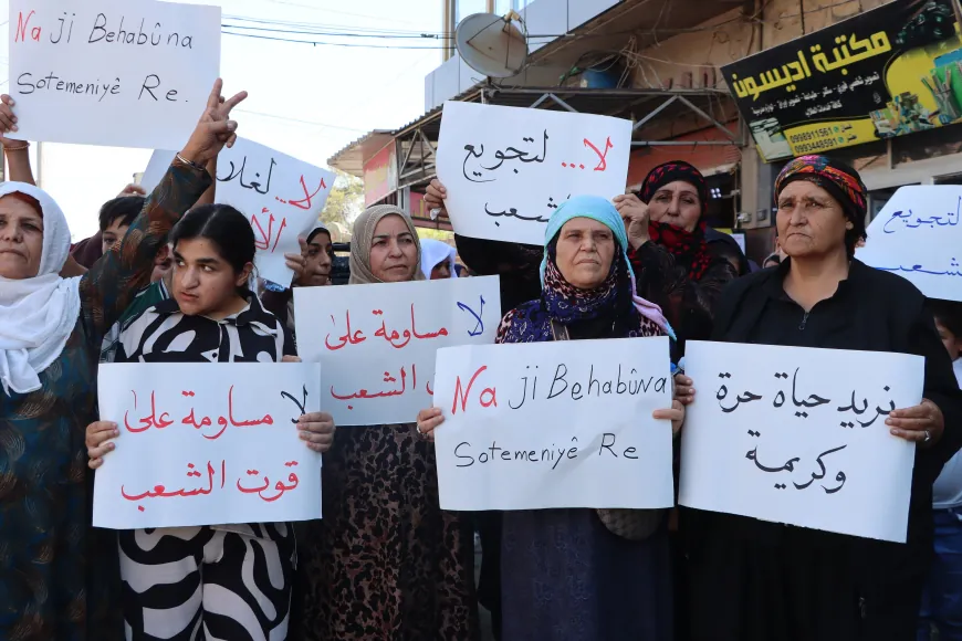 Ji Qamişloyê ji hikumeta veguhêz re: Na ji kiryarên birçîkirinê re