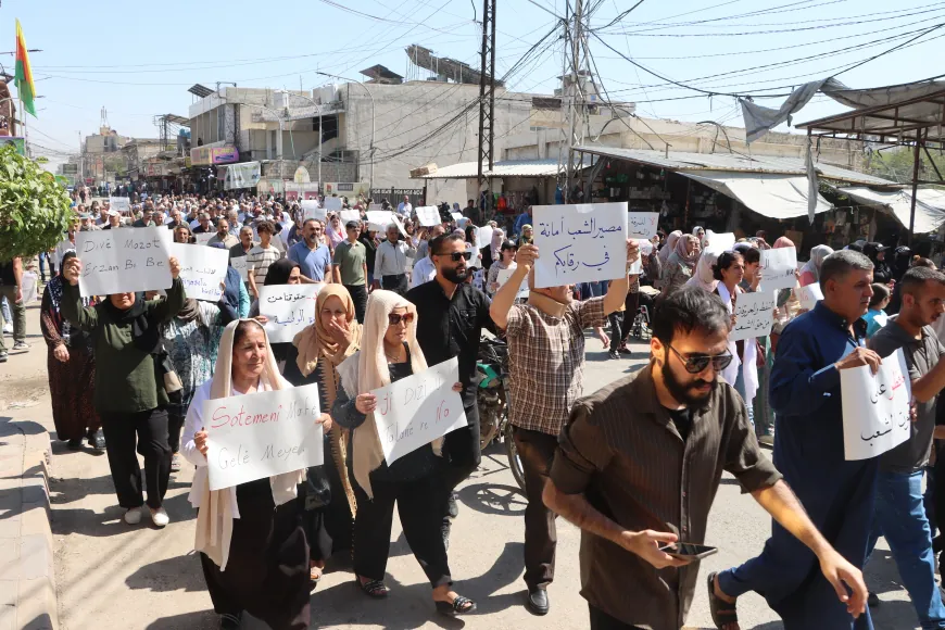 Ji Qamişloyê ji hikumeta veguhêz re: Na ji kiryarên birçîkirinê re