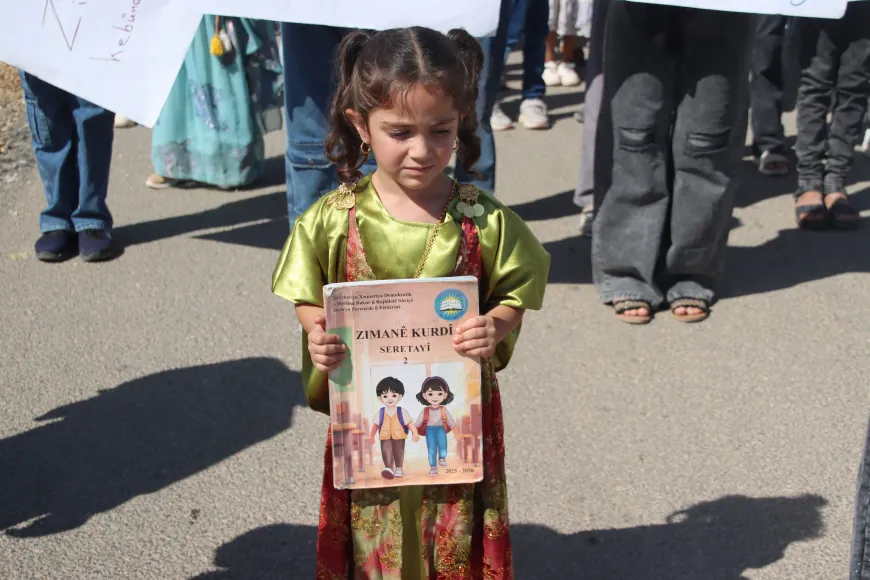 Li Dêrikê û Amûdê xwepêşandanên ji bo perwerdeya bi zimanê kurdî