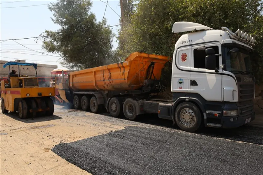 Zîftkirina rêyan li Til Temirê didome