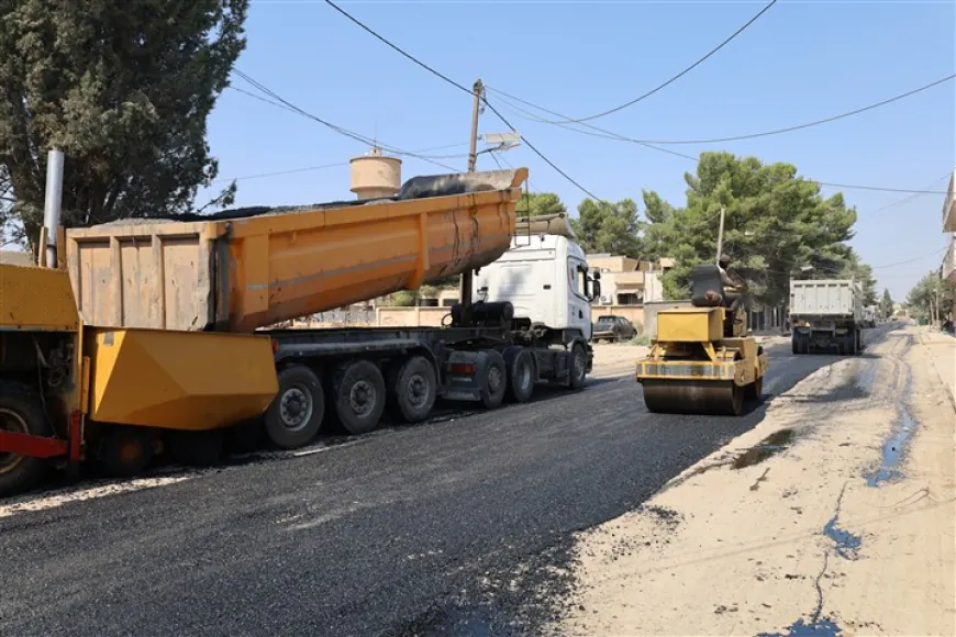 Zîftkirina rêyan li Til Temirê didome
