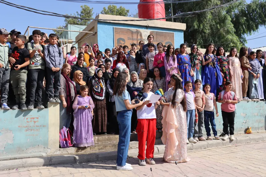 Xwendekaran doza mafê perwerdeya bi zimanê kurdî kir