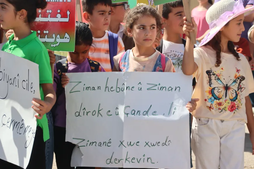 Ji bo daxwaza perwerdeya bi zimanê kurdî çalakî didomin