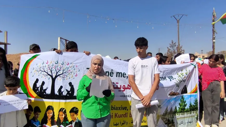 Ji bo daxwaza perwerdeya bi zimanê kurdî çalakî didomin