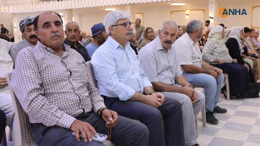 Mazlûm Ebdî geşedanên dawîn ji xelkê Kobanê re şîrove kirin